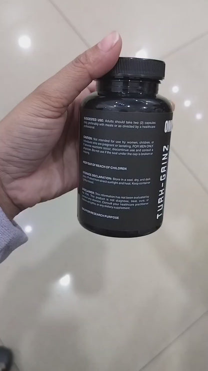 Turkesterone 500mg for Muscle Gain & Fat Loss | Buy OMNIPOTENT Turk-Gainz Online